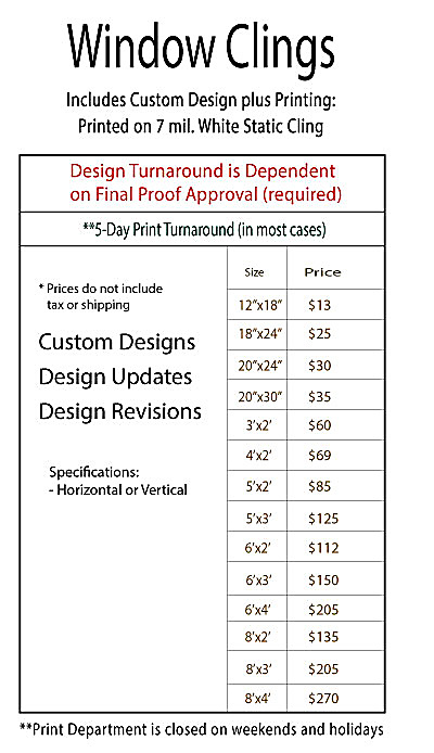 window-cling-pricing-chart