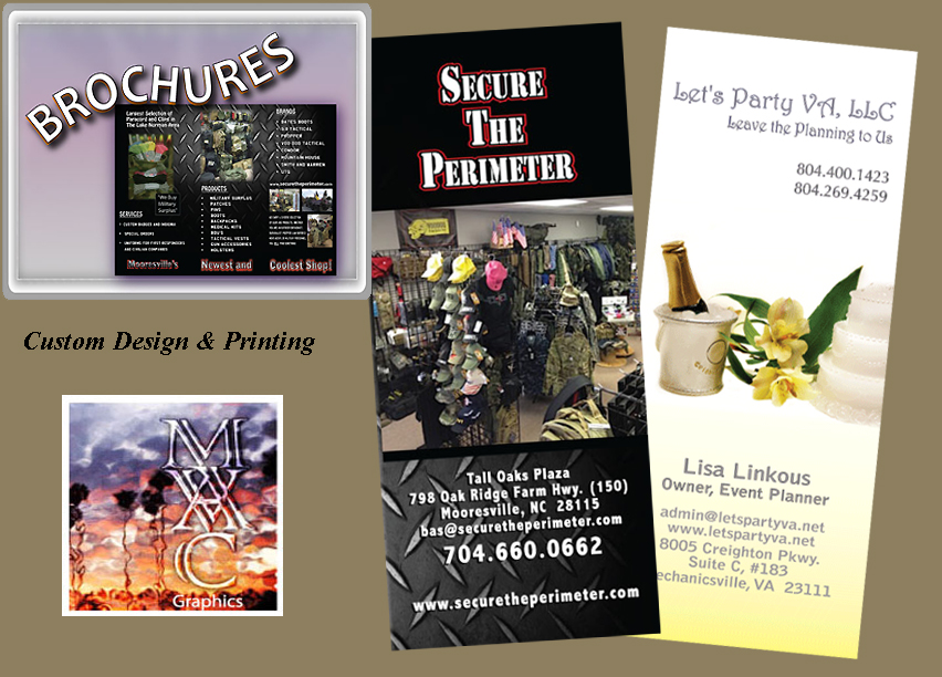 Tri-fold brochure design and printing