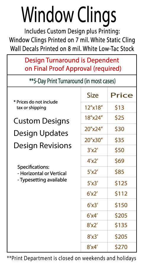 window-cling-pricing-chart